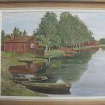 560 2093 Oljemålning